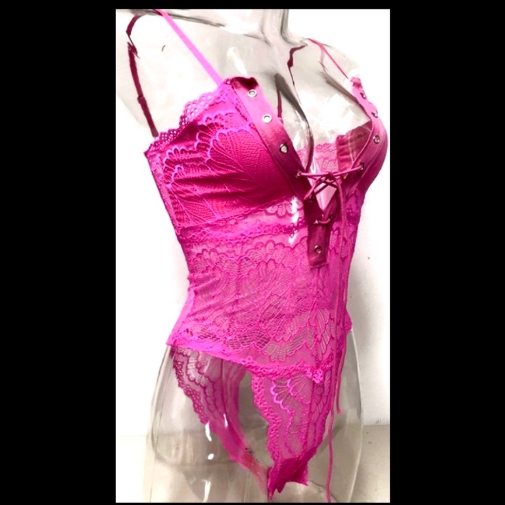 I Fashion Lace Teddy M NWT